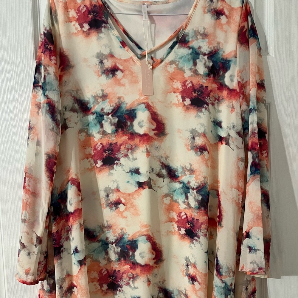 Pinkblush maternity chiffon dress NWT